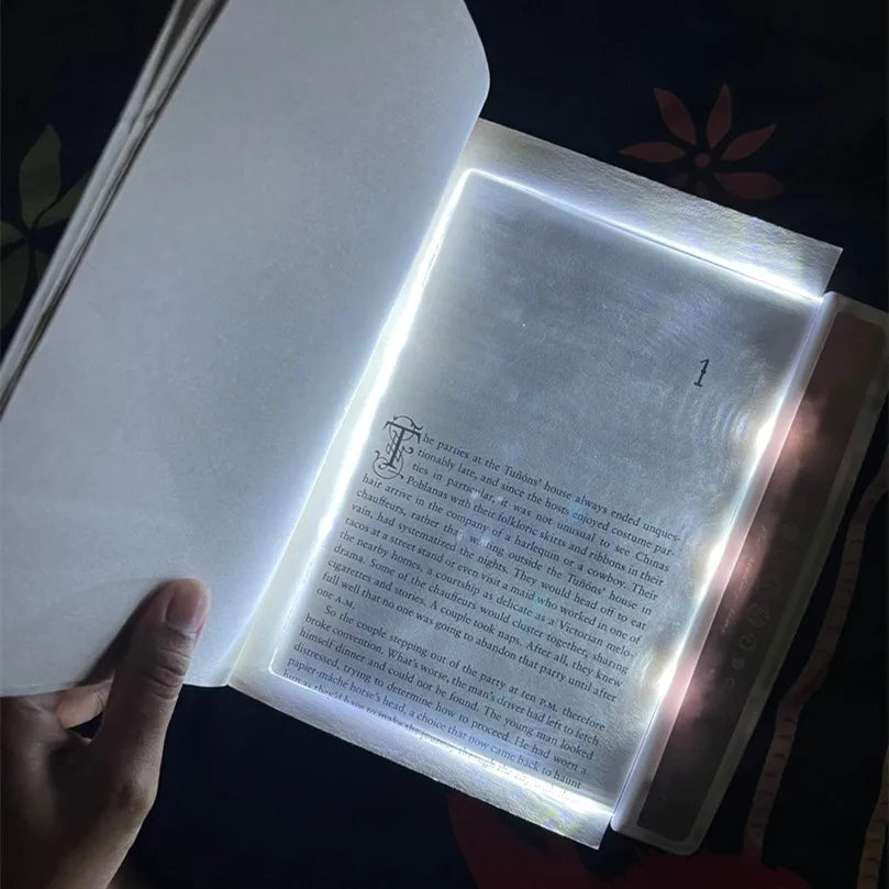 LED Flat Plate Panel Bookmark Light