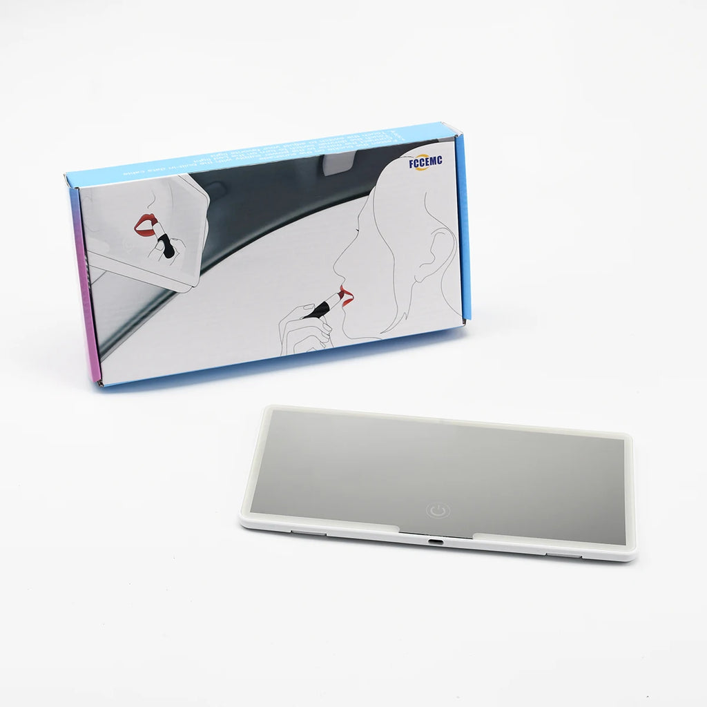 Car Interior Makeup Mirror for Girls Women Rechargeable