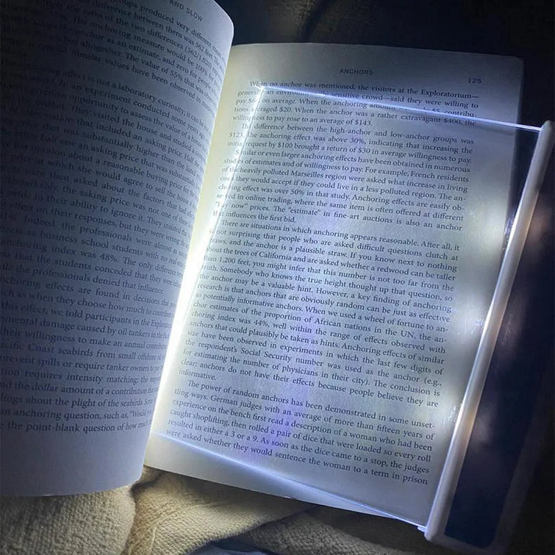 LED Flat Plate Panel Bookmark Light