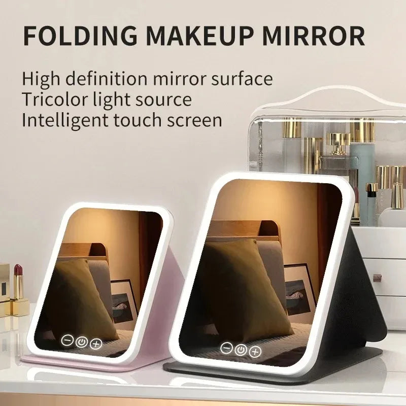 USB Rechargeable LED Makeup Mirror