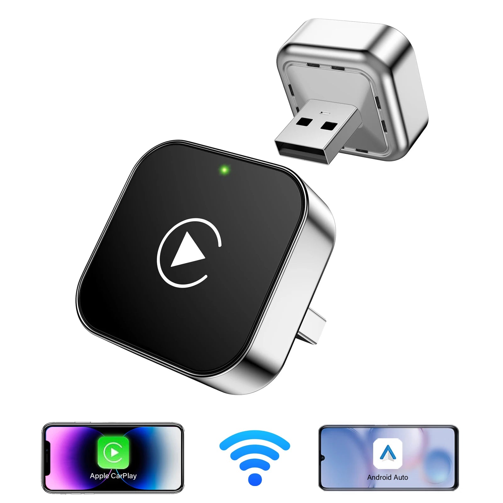 Wireless Carplay Adapter for iPhone and Android
