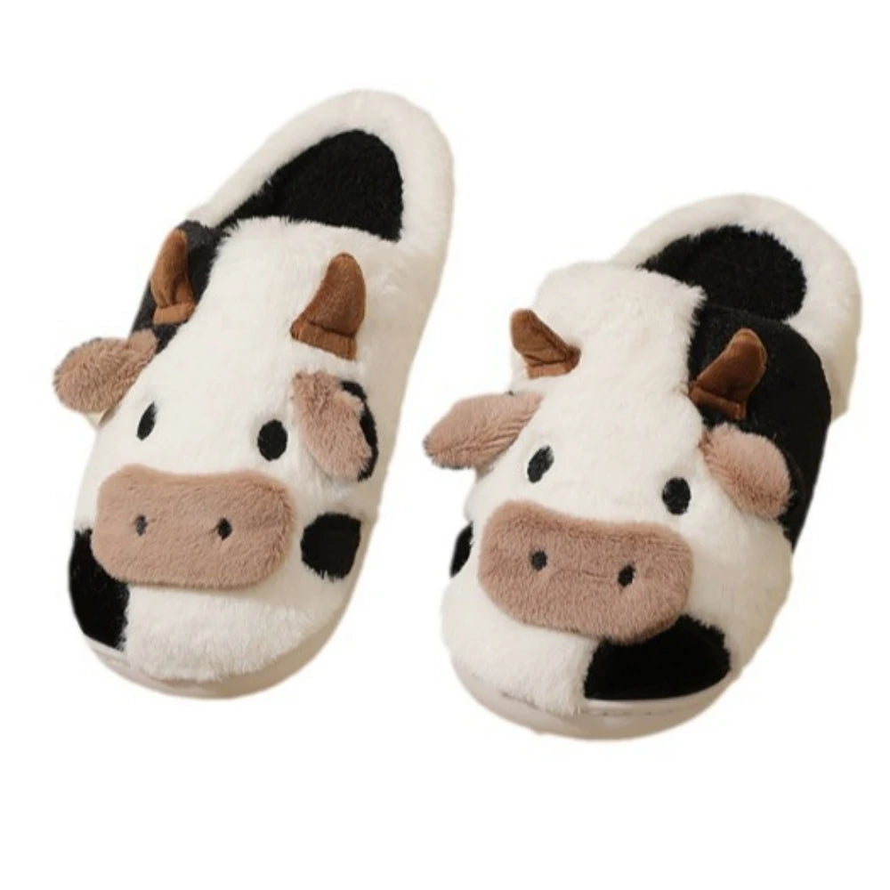 Cartoon Cow Slippers